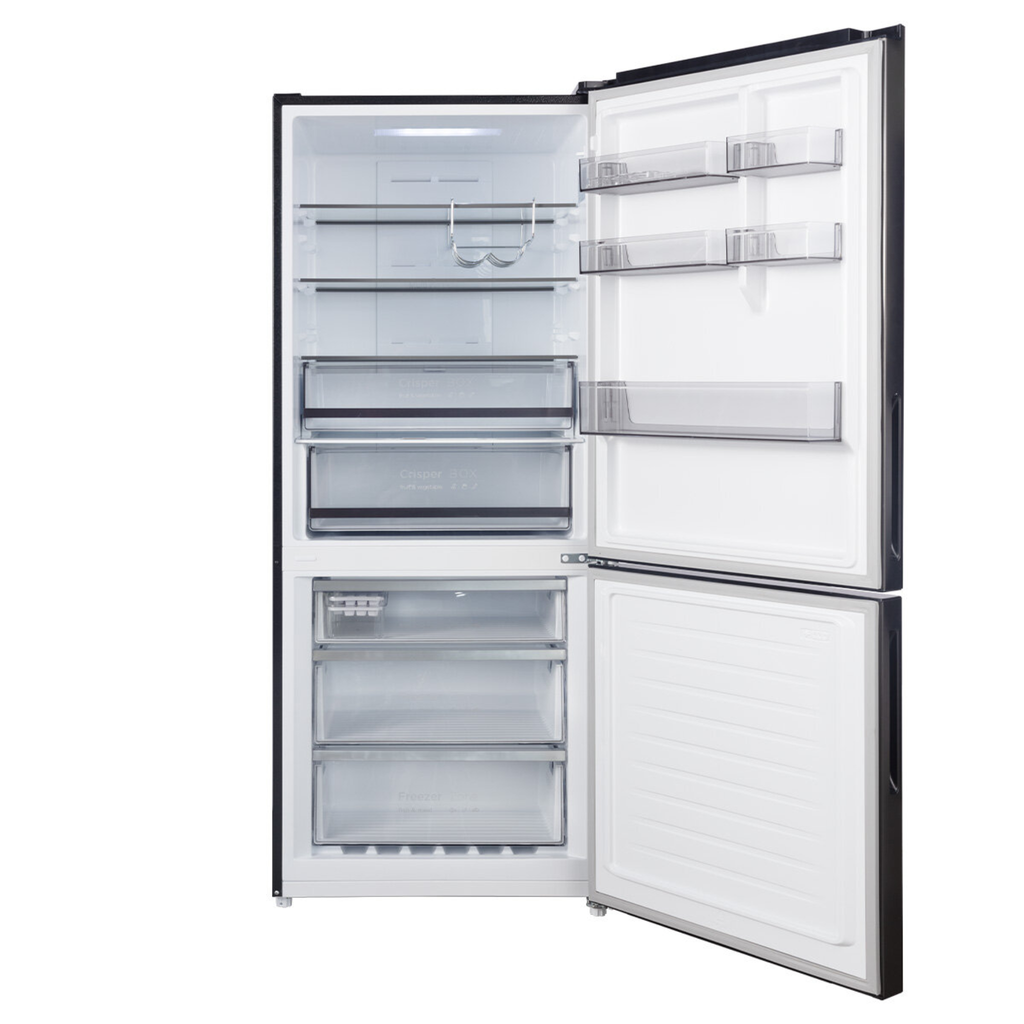 CHiQ 396L Bottom Mount Refrigerator Black CBM395NBS6E