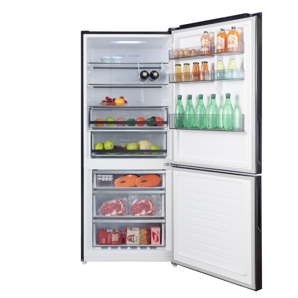 CHiQ 396L Bottom Mount Refrigerator Black CBM395NBS6E