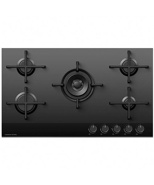 Fisher & Paykel CG905DNGGB4 90cm Gas on Glass Cooktop Natural Gas