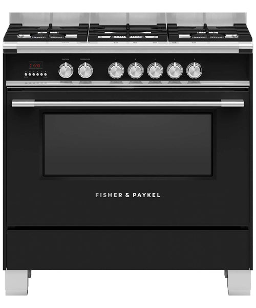 Fisher & Paykel OR90SCG4B1 90cm Freestanding Dual Fuel Cooker