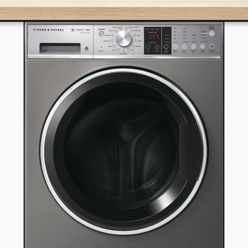 Fisher & Paykel 10kg Front Load Washing Machine with Steam Care Graphite WH1060SG1