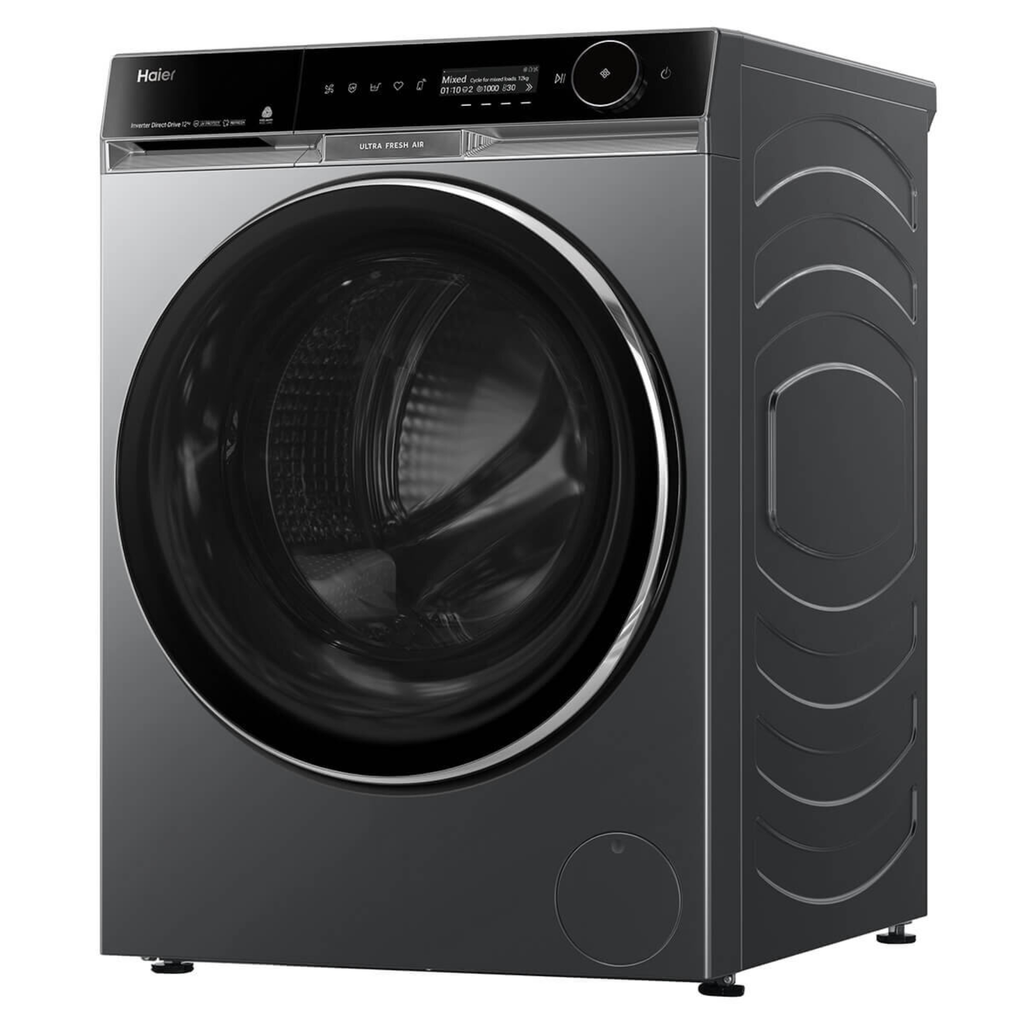 Haier 600 Series 12kg Front Load Washer with UV Protect Dark HWF12PXB1