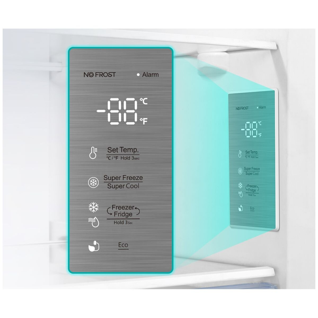 Hisense 240L Upright Hybrid Fridge Freezer White HRVF240