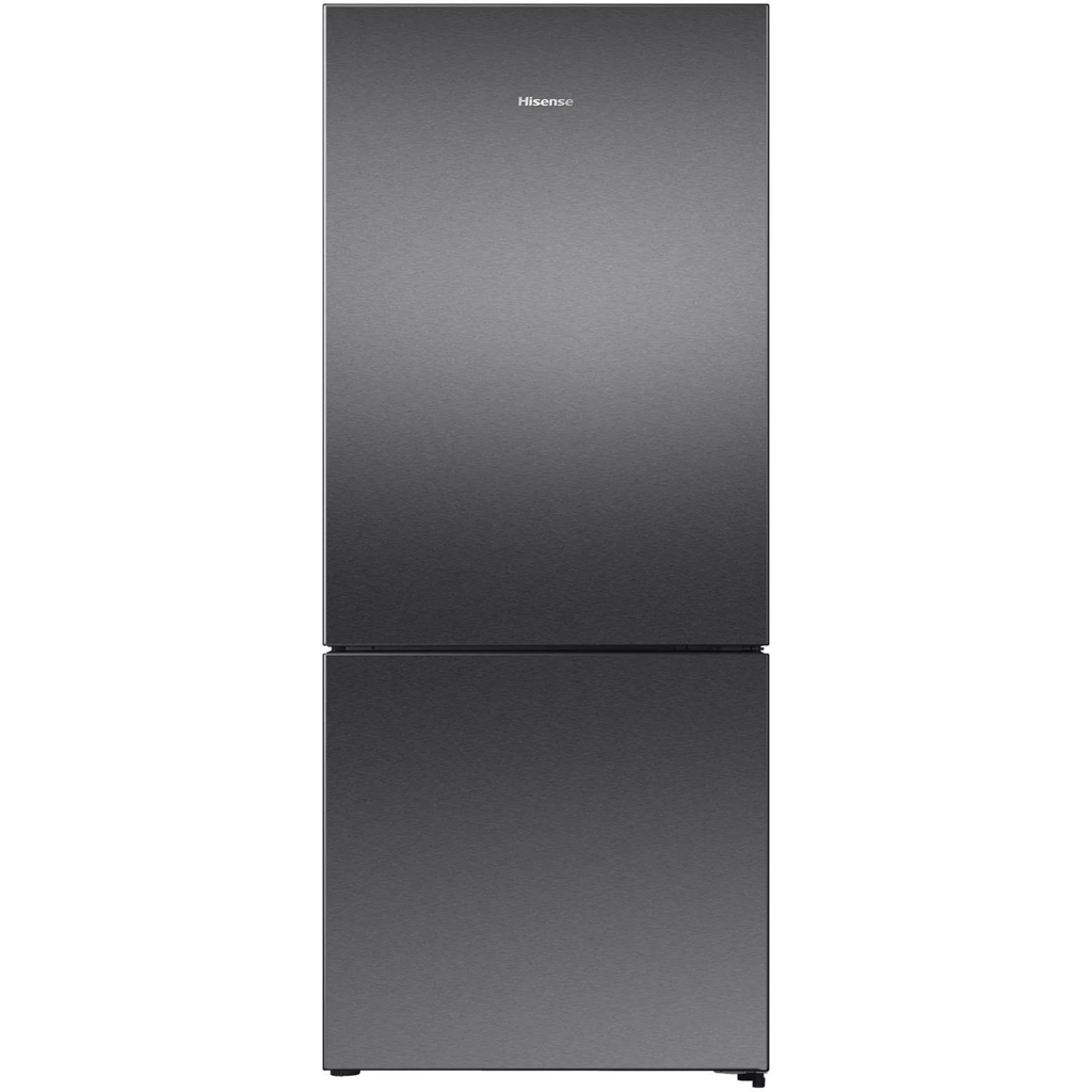 Hisense 417L Bottom Mount Fridge Dark Stainless Steel HRBM418E