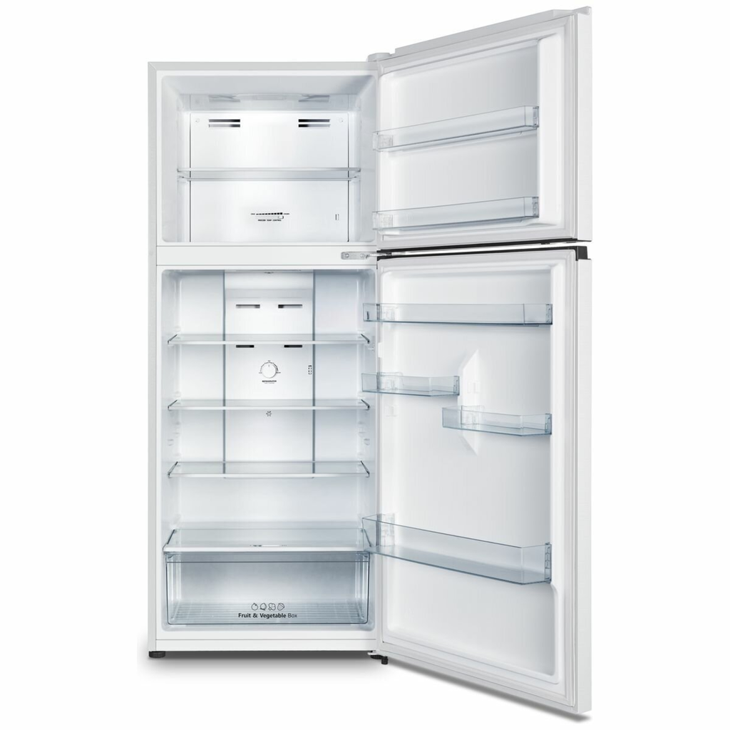 Hisense 424L Top Mount Fridge White HRTF424