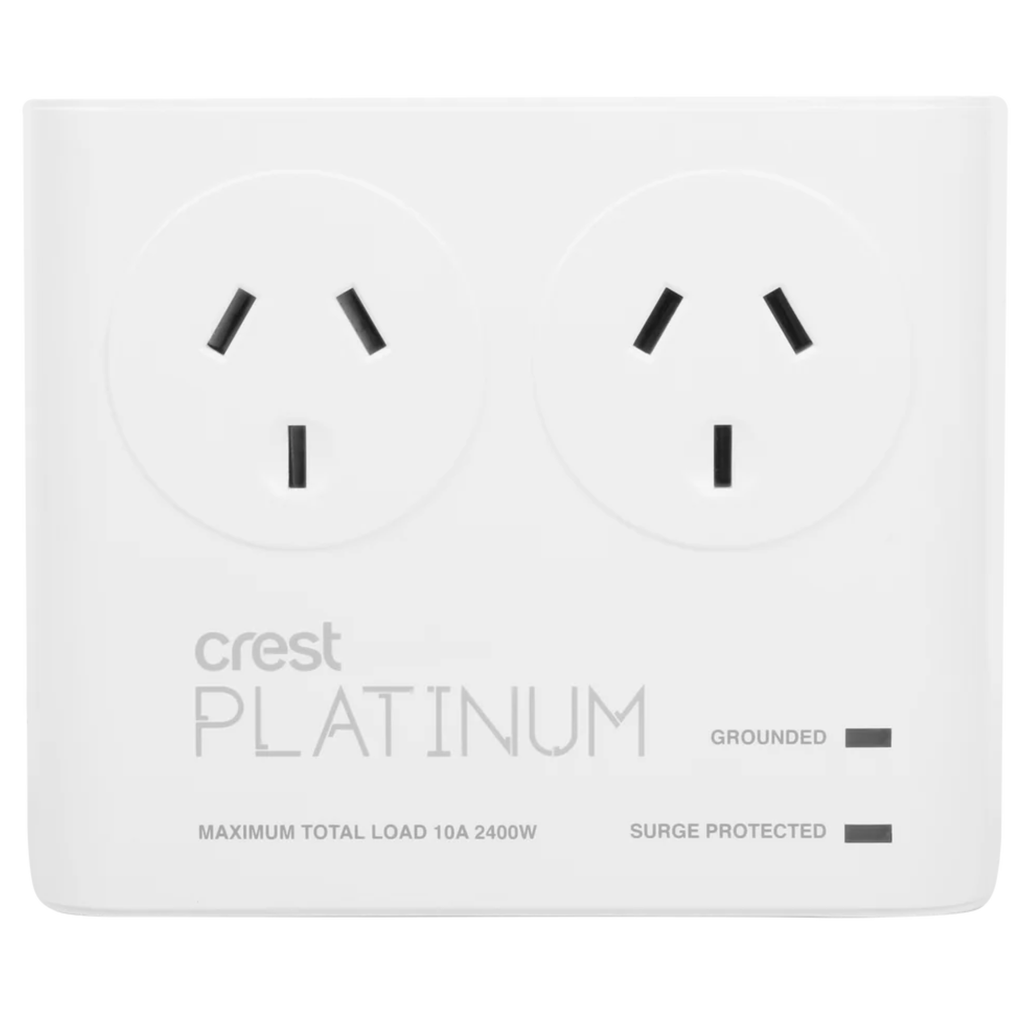 Crest Dual Socket Surge Protector PWU02905