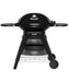 Beefeater Black Big Bugg BB722BA gas BBQ with multiple burners, side shelves, and heavy-duty grilling surface