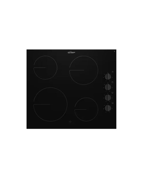 Chef 60cm Electric Cooktop CHC642BB (T2B)