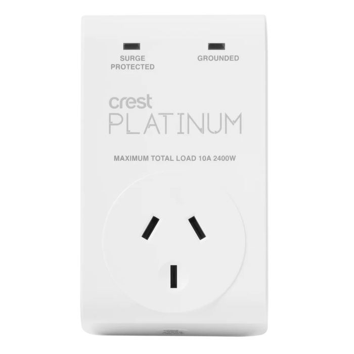 Crest Platinum Appliance Surge Protector, 1 Socket PWU01905