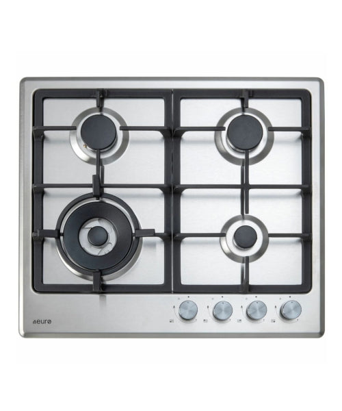 Euro 60cm Gas Cooktop ECT60G4X (RSB)