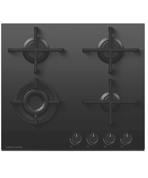 Fisher & Paykel CG604DLPGB4 60cm Gas On Glass Cooktop (Lpg)