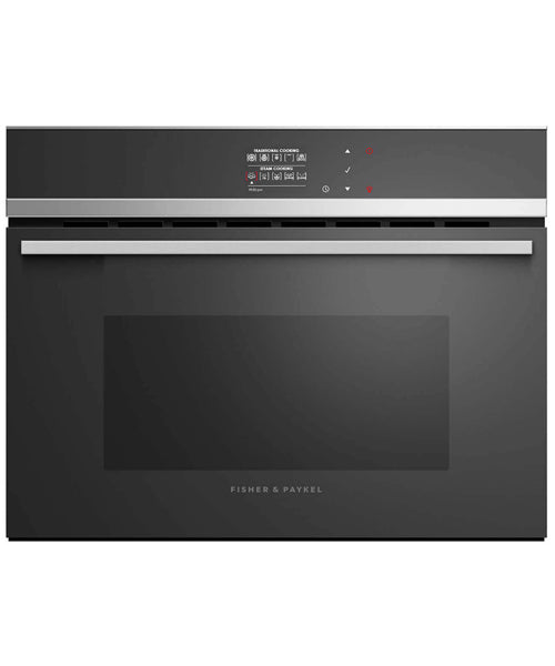 Fisher & Paykel OS60NDB1 45cm Built-In Electric Oven Contemporary Compact Combi-Steam Oven