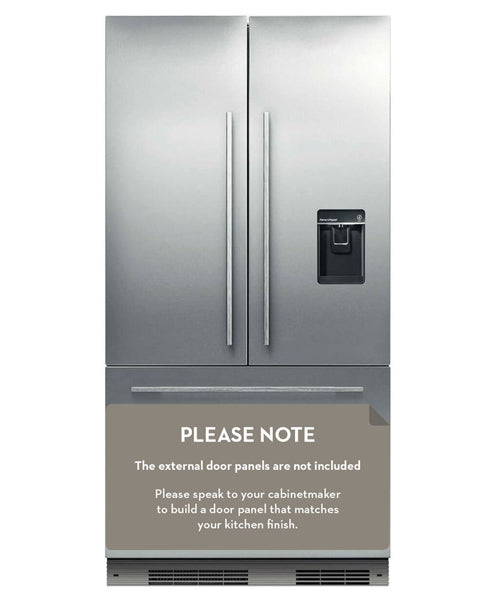 Fisher & Paykel RS90AU1 476L Integrated French Door Fridge I/W