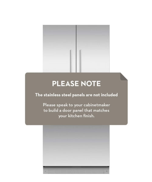 Fisher & Paykel 417L Integrated French Door Fridge RS80AU1 (NAT)