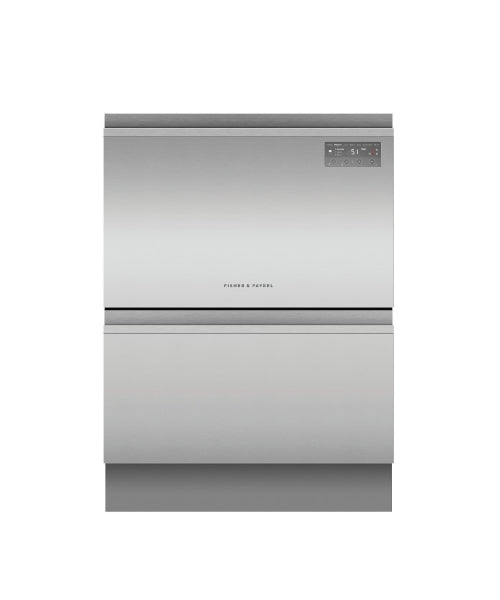 Fisher & Paykel 60cm Built-In Double Dishdrawer Dishwasher DD60D2NX9 (NAT)