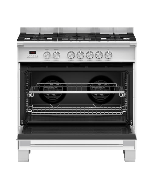 Fisher & Paykel 90cm Freestanding Dual Fuel Stove OR90SCG4W1 (NAT)