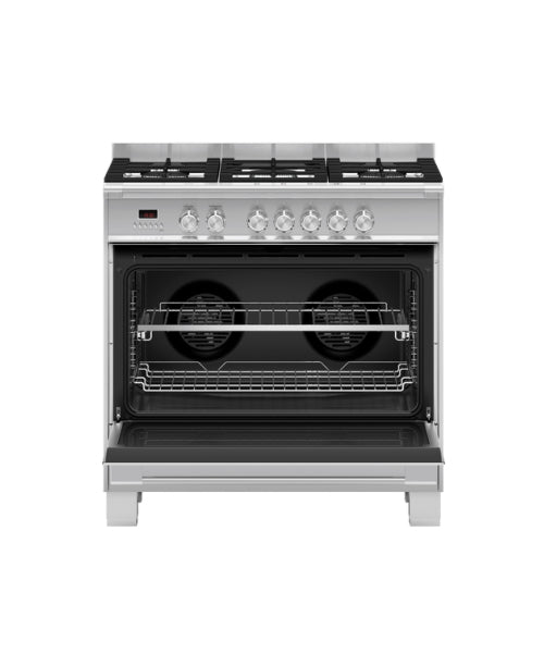 Fisher & Paykel 90cm Freestanding Dual Fuel Stove OR90SCG4X1 (NAT)