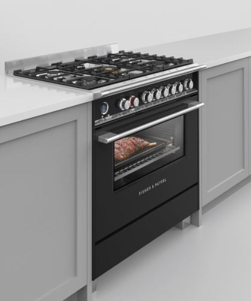 Fisher & Paykel 90cm Freestanding Dual Fuel Stove OR90SCG6B1 (NAT)