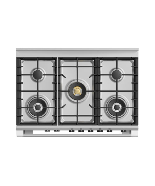 Fisher & Paykel 90cm Freestanding Dual Fuel Stove OR90SCG6B1 (NAT)