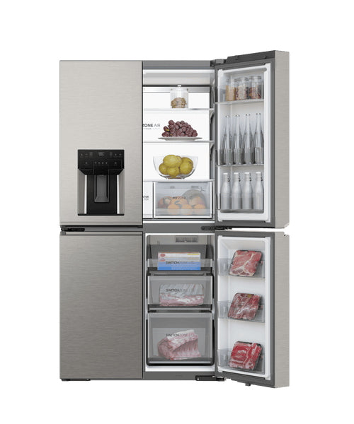 Haier 601L Quad Door Fridge HRF680YZS (CTN)