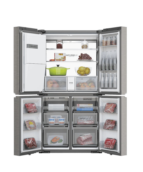 Haier 601L Quad Door Fridge HRF680YZS (CTN)