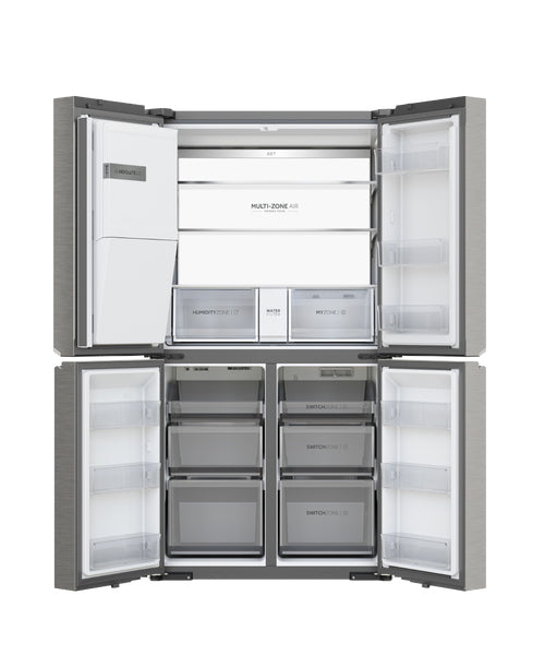 Haier 601L Quad Door Fridge HRF680YZS (CTN)