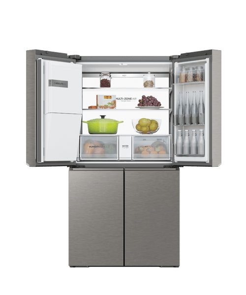 Haier 601L Quad Door Fridge HRF680YZS (CTN)