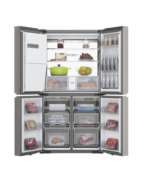 Haier 601L Quad Door Refrigerator HRF680YZS (REF)
