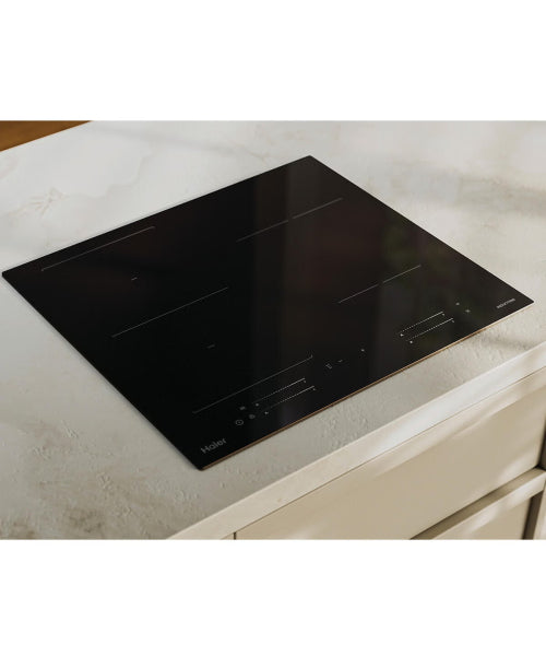 Haier 60cm 4-Zone Induction Cooktop with Flexi Zone HCI604FTPB4 (BNE)