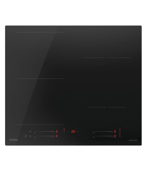 Haier 60cm 4-Zone Induction Cooktop with Flexi Zone HCI604FTPB4 (BNE)