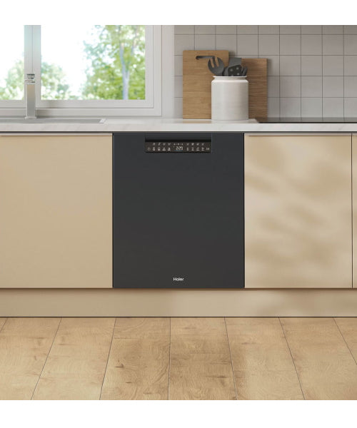 Haier 60cm Built Under Dishwasher with Steam HDW15U3B1 (CTN)