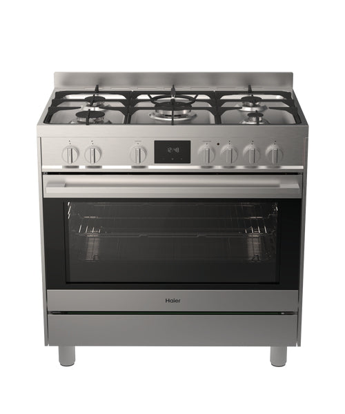 Haier 90cm Dual Fuel Freestanding Stove HOR90S8MSX2 (CTN)
