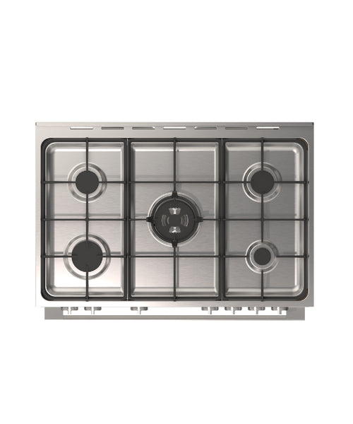 Haier 90cm Dual Fuel Freestanding Stove HOR90S8MSX2 (CTN)