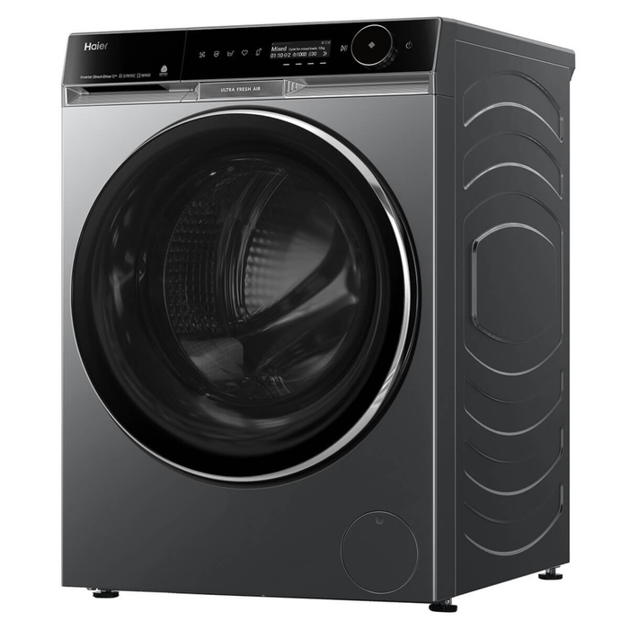 Haier 600 Series 12kg Front Load Washer with UV Protect Dark HWF12PXB1