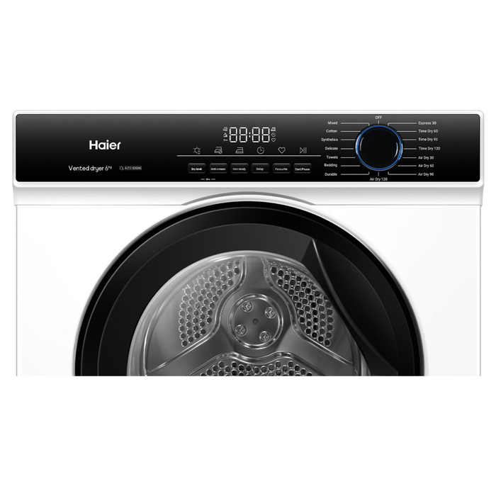 Haier 6kg Sensor Vented Dryer HDV60AWW1