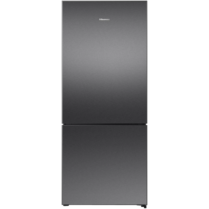 Hisense 417L Bottom Mount Fridge Dark Stainless Steel HRBM418E