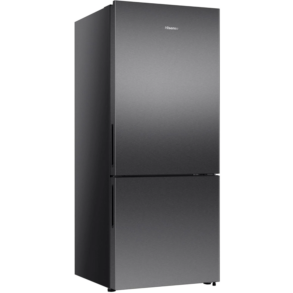 Hisense 417L Bottom Mount Fridge Dark Stainless Steel HRBM418E