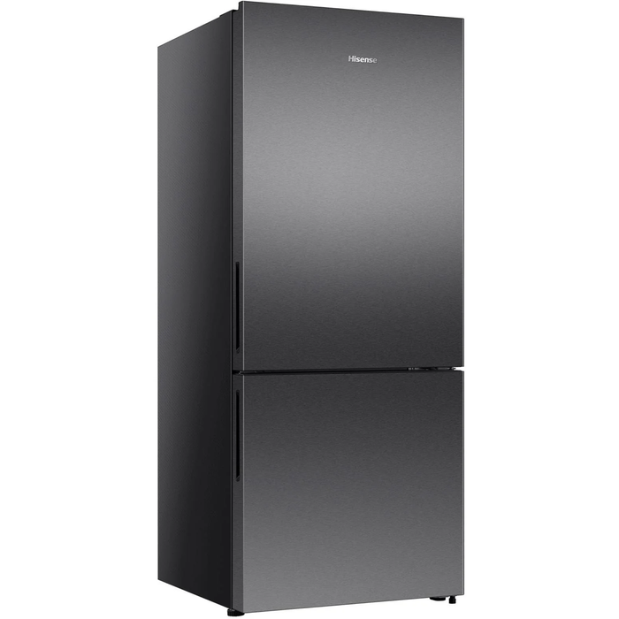 Hisense 417L Bottom Mount Fridge Dark Stainless Steel HRBM418E