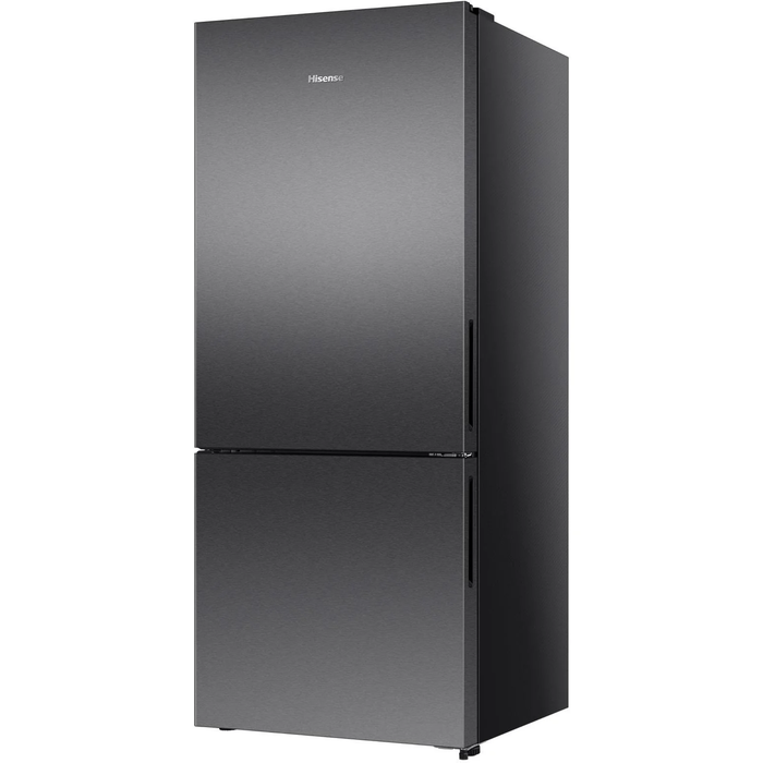 Hisense 417L Bottom Mount Fridge Dark Stainless Steel HRBM418E