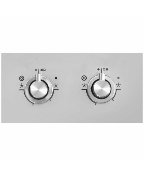 Ilve 76cm 2-Burner Gas Cooktop ILAS762X (RSB)