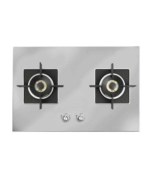 Ilve 76cm 2-Burner Gas Cooktop ILAS762X (RSB)