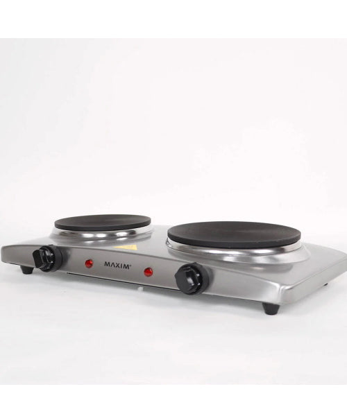 Maxim 2400W Twin Portable Electric Hotplate MHP2 (RSB)