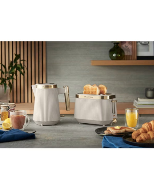 Russell Hobbs Bronte Breakfast Pack Taoster & Kettle Stone RHBP7STN (RET)