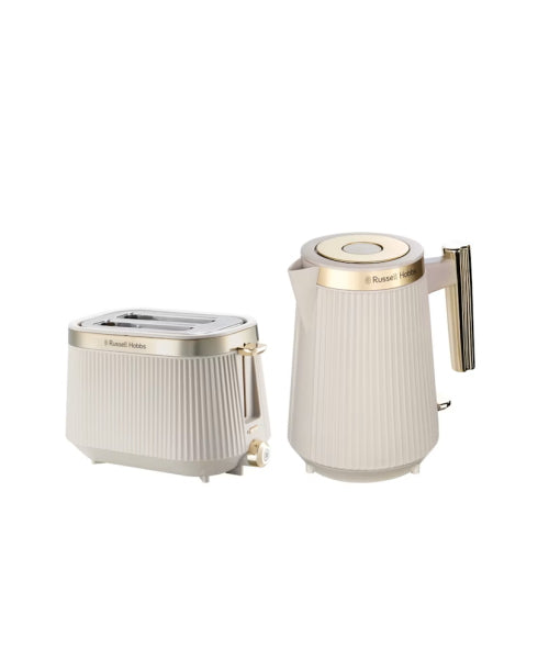 Russell Hobbs Bronte Breakfast Pack Taoster & Kettle Stone RHBP7STN (RET)