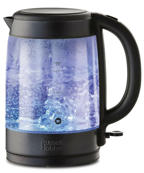 Russell Hobbs RHK172BCH Brooklyn Glass Kettle Black