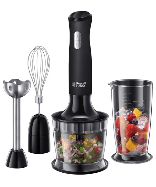 Russell Hobbs RHSM5BLK Matte Black Hand Blender