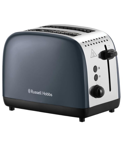 Russell Hobbs RHT2655STG Colour Plus 2 Slice Toaster Storm Grey