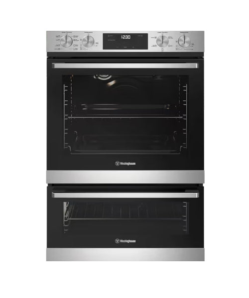 Westinghouse 60cm Built-In Electric Double Oven WVE6525SD (T2B)