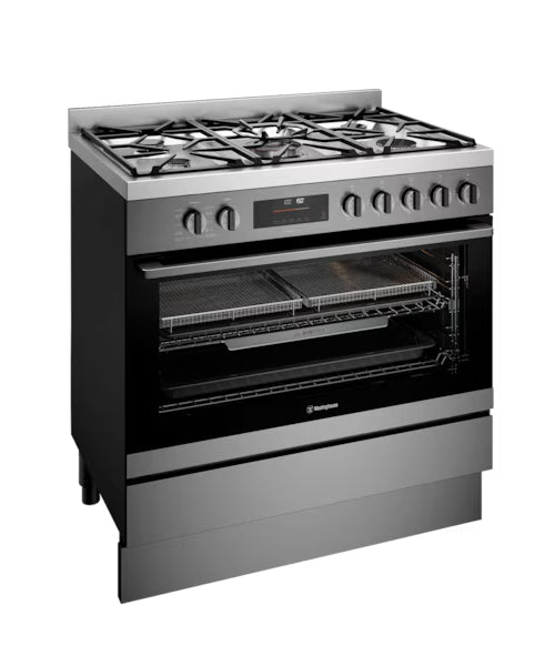 Westinghouse 90cm Freestanding Dual Fuel Pyrolytic Stove WFEP9717DD (T2A)