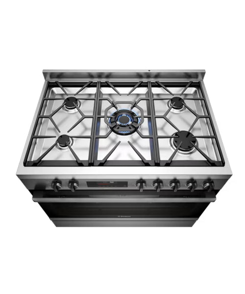 Westinghouse 90cm Freestanding Dual Fuel Pyrolytic Stove WFEP9717DD (T2A)